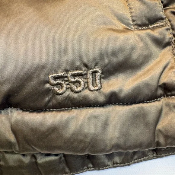 The North Face 550 Down Aconcagua Puffer Vest Womens L Brown Quilted - Picture 7 of 10